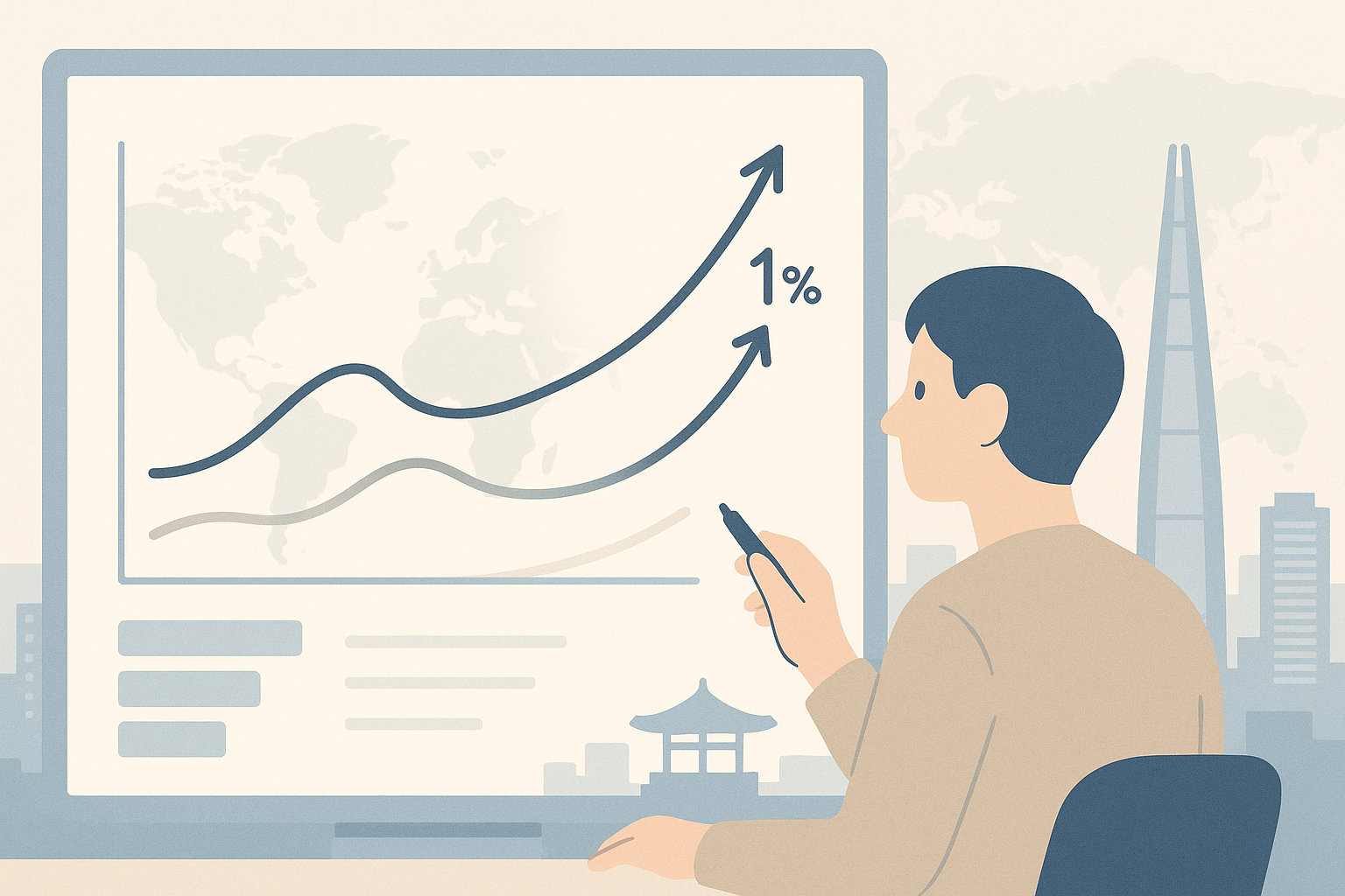 IMF 성장률 발표 앞둔 한국, 1%대 저성장에 투자자는 무엇을 봐야 할까